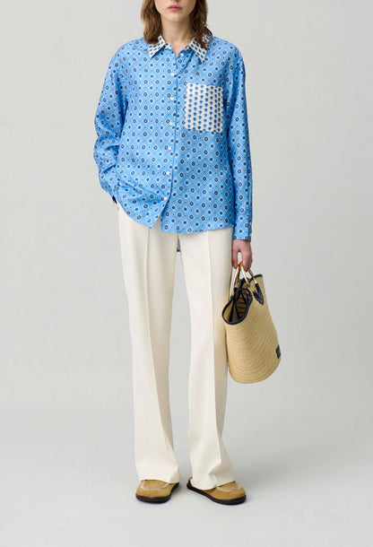 DARK BLUE PATTERN