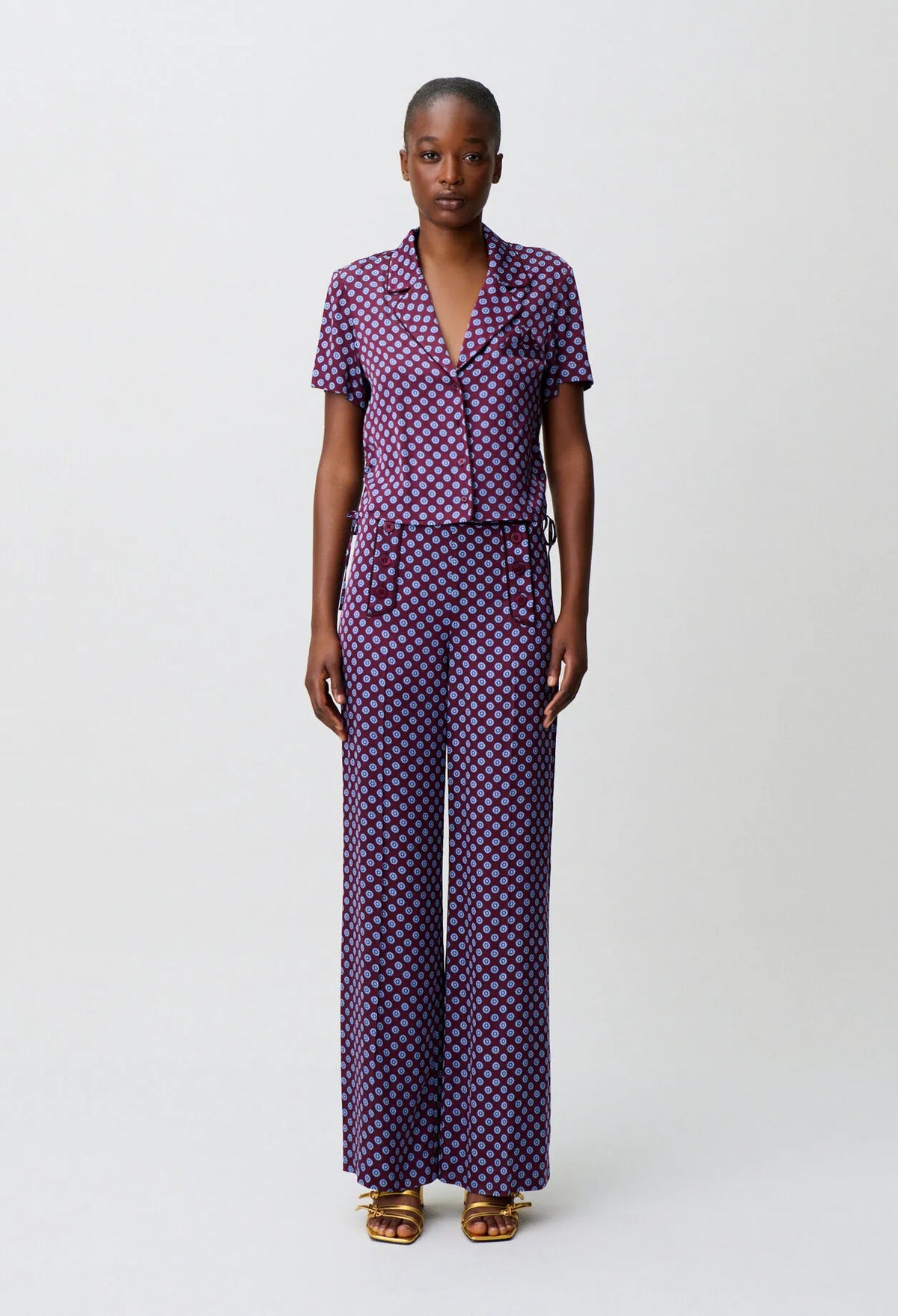BURGUNDY PRINT