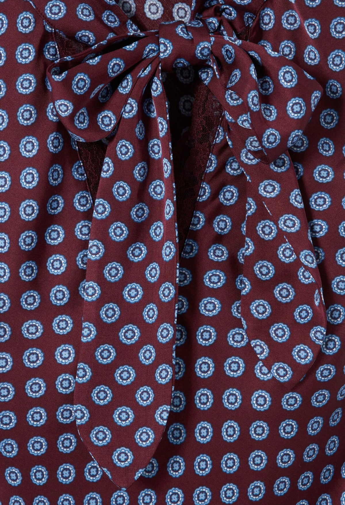 BURGUNDY PRINT